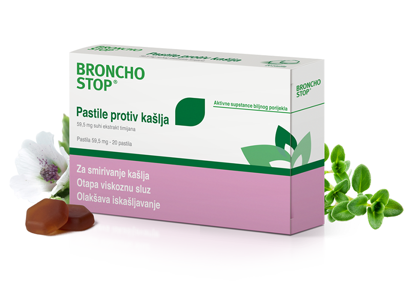 Bronchostop easy to take with you